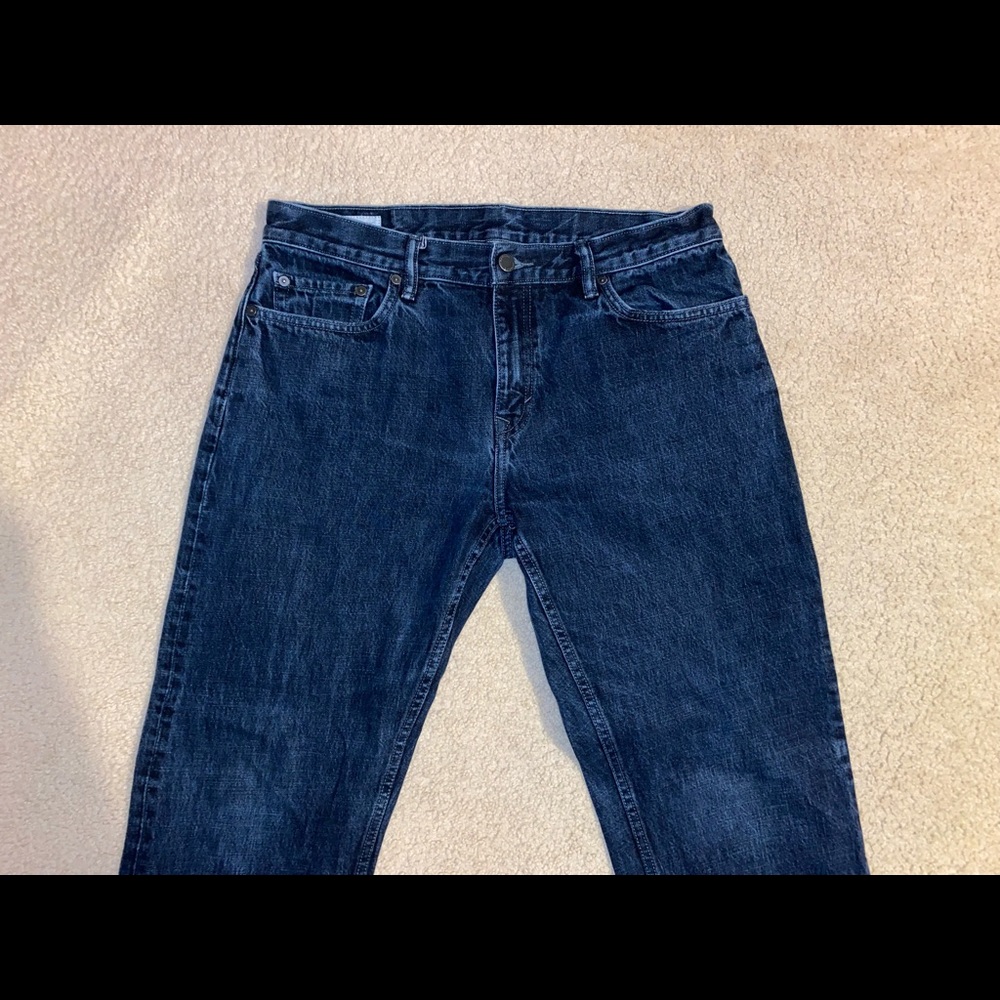 Banana Republic blue Straight jeans 33W 30L - Picture 3 of 7